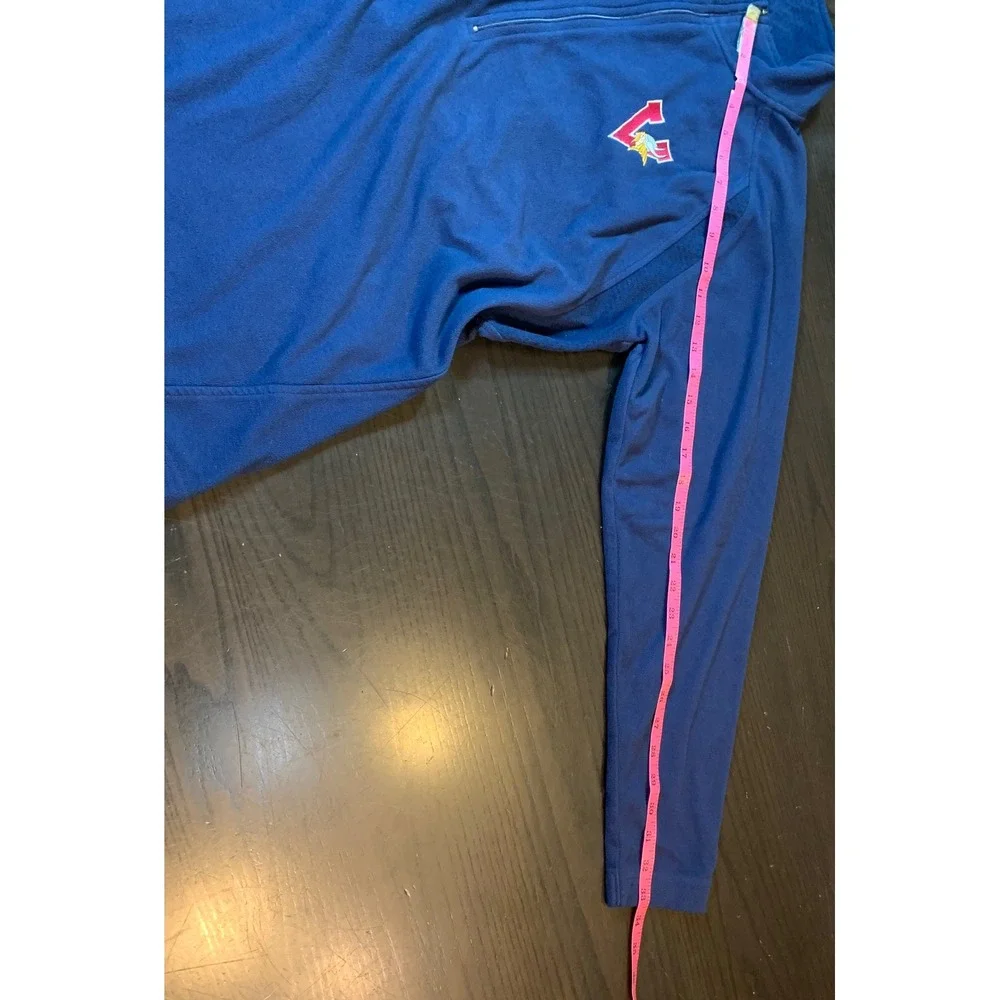 Nike Fit Therma Vikings V Pullover 1/4 Zip Fleece Blue Lage‎ Mt Pleasant PA Alum